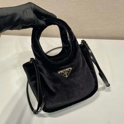 Prada Women Padded Velvet Mini Handbag 1BA4102C7P - 图片 4