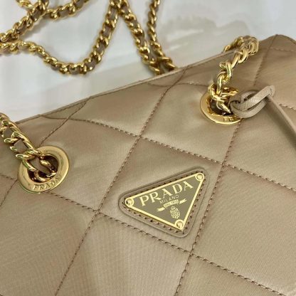 Prada Women Prada Re-Edition 1995 Chaîne Re-Nylon Tote Bag-Beige - 图片 9