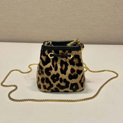 Prada Women Printed Leather Mini Pouch 1NR016 - 图片 3