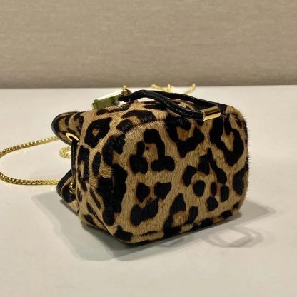 Prada Women Printed Leather Mini Pouch 1NR016 - 图片 6