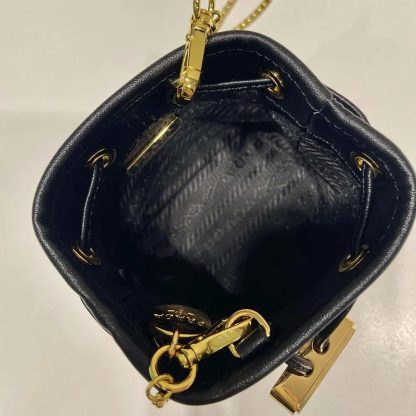 Prada Women Printed Leather Mini Pouch 1NR016 - 图片 9