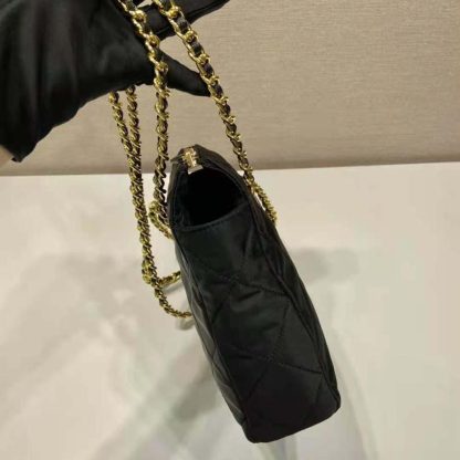 Prada Women Re-Edition 1995 Chaîne Re-Nylon Tote Bag-Black - 图片 7