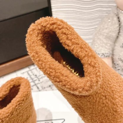 Prada Women Shearling Booties-Brown 1T711NMPD - 图片 9