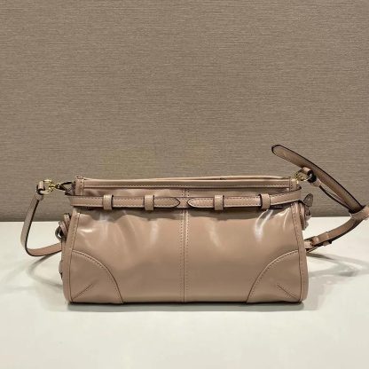 Prada Women Small Leather Shoulder Bag-Pink 1BH2152CYR - 图片 3
