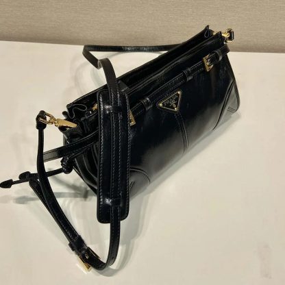 Prada Women Small Leather Shoulder Bag-Black 1BH2152CYR - 图片 5