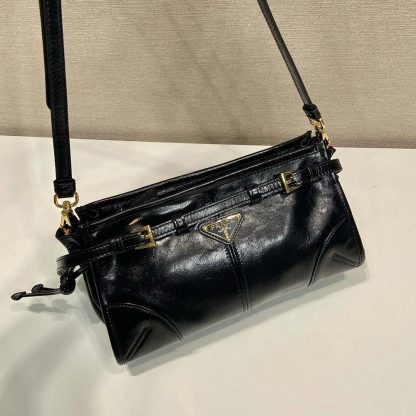 Prada Women Small Leather Shoulder Bag-Black 1BH2152CYR - 图片 4