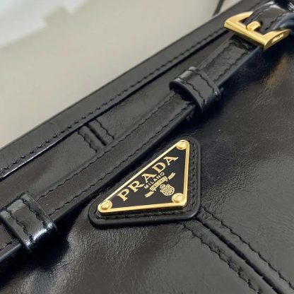 Prada Women Small Leather Shoulder Bag-Black 1BH2152CYR - 图片 8