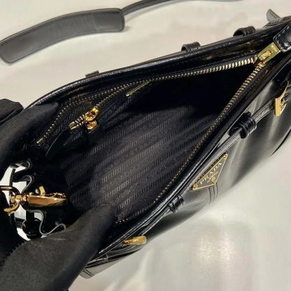 Prada Women Small Leather Shoulder Bag-Black 1BH2152CYR - 图片 9