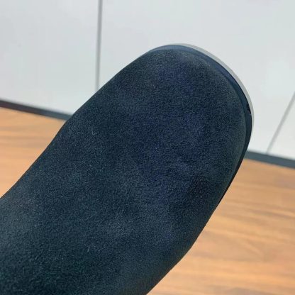 Prada Women Suede Boots-Black 1W228N - 图片 4