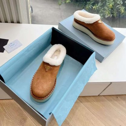 Prada Women Suede Mules 1S715N_X0O_F0401_F_ZG50 - 图片 4
