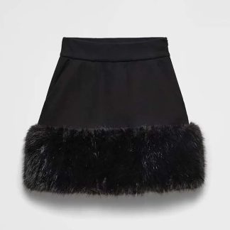 Prada Women Sweatskirt-Black 13110616BDF0002SOOO