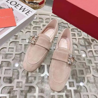 Roger Vivier Women Mini Broche Vivier Strass Buckle Babies Ballerinas - 图片 5
