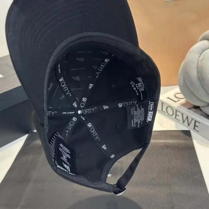 Saint Laurent YSL Unisex Cap in Gabardine-Black - 图片 10