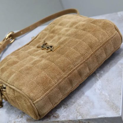 Saint Laurent YSL Women Cassandre Matelassé Carré Camera Bag in Suede - 图片 7