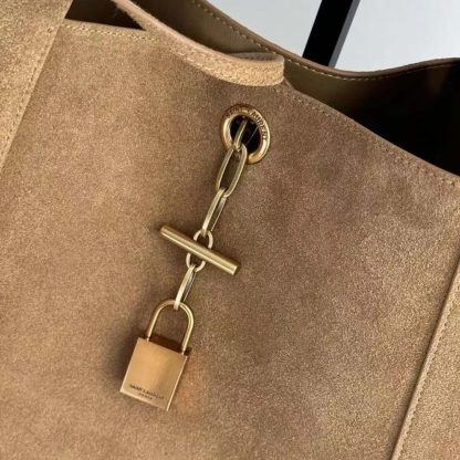 Saint Laurent YSL Women Hobo Tanger Logo Engraved Shoulder Bag - 图片 12