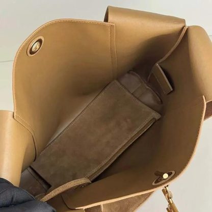 Saint Laurent YSL Women Hobo Tanger Logo Engraved Shoulder Bag - 图片 8