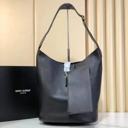 Saint Laurent YSL Women Le 5 à 7 Hobo in Grained Leather - 图片 3