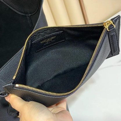 Saint Laurent YSL Women Le 5 à 7 Hobo in Grained Leather - 图片 7