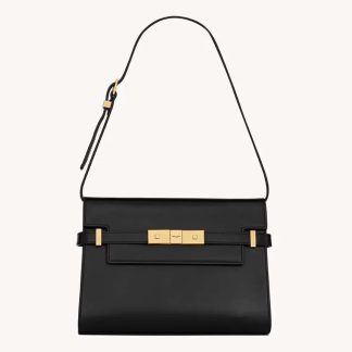 Saint Laurent YSL Women Manhattan Small in Box Saint Laurent-Black