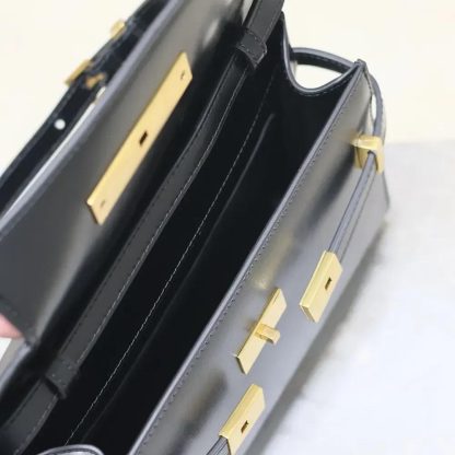 Saint Laurent YSL Women Manhattan Small in Box Saint Laurent-Black - 图片 10