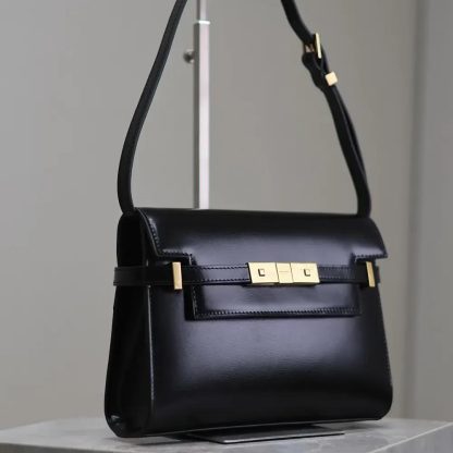 Saint Laurent YSL Women Manhattan Small in Box Saint Laurent-Black - 图片 6