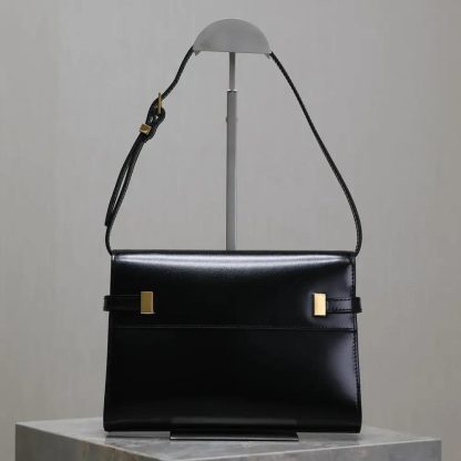 Saint Laurent YSL Women Manhattan Small in Box Saint Laurent-Black - 图片 3