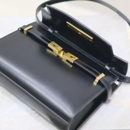 Saint Laurent YSL Women Manhattan Small in Box Saint Laurent-Black - 图片 9