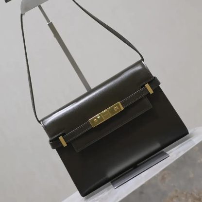 Saint Laurent YSL Women Manhattan Small in Box Saint Laurent-Dark Green - 图片 4
