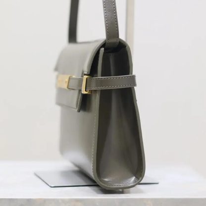 Saint Laurent YSL Women Manhattan Small in Box Saint Laurent-Dark Green - 图片 7