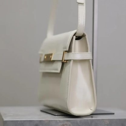 Saint Laurent YSL Women Manhattan Small in Box Saint Laurent-White - 图片 6