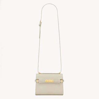 Saint Laurent YSL Women Mini Manhattan in Box Saint Laurent-White