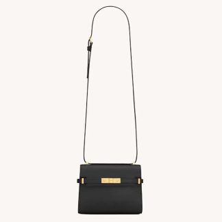 Saint Laurent YSL Women Mini Manhattan in Box Saint Laurent-Black