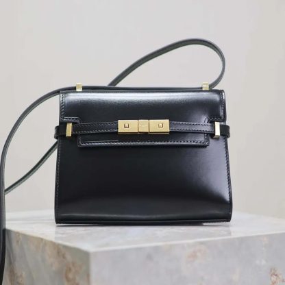 Saint Laurent YSL Women Mini Manhattan in Box Saint Laurent-Black - 图片 2