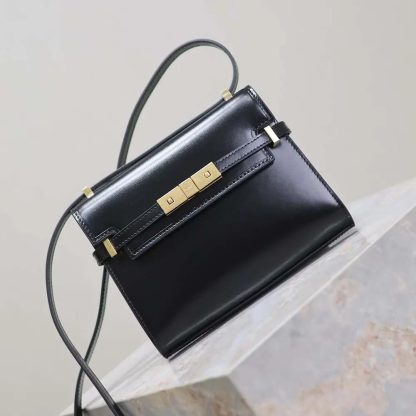 Saint Laurent YSL Women Mini Manhattan in Box Saint Laurent-Black - 图片 4