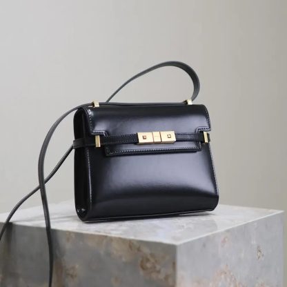 Saint Laurent YSL Women Mini Manhattan in Box Saint Laurent-Black - 图片 5