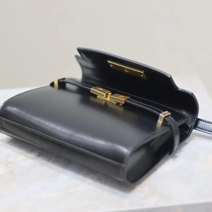 Saint Laurent YSL Women Mini Manhattan in Box Saint Laurent-Black - 图片 8