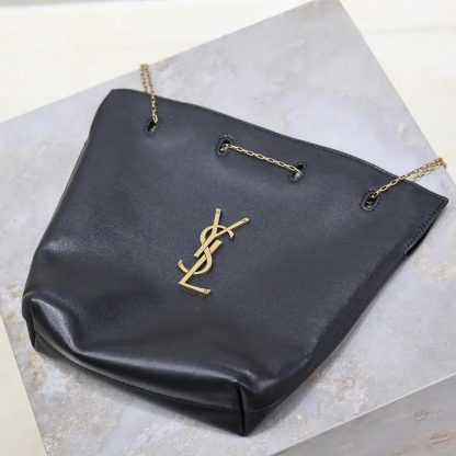 Saint Laurent YSL Women Pochon in Lambskin 8010701EL0W1000 - 图片 6