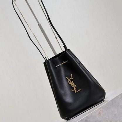 Saint Laurent YSL Women Pochon in Lambskin 8010701EL0W1000 - 图片 4