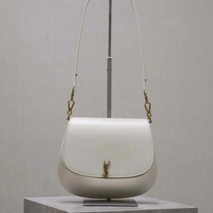 Saint Laurent YSL Women Voltaire Top Handle in Box Saint Laurent-White - 图片 4