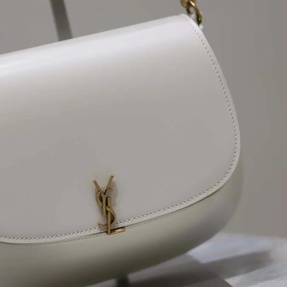Saint Laurent YSL Women Voltaire Top Handle in Box Saint Laurent-White - 图片 9