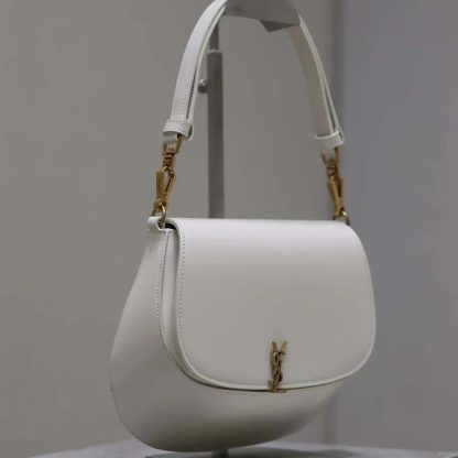 Saint Laurent YSL Women Voltaire Top Handle in Box Saint Laurent-White - 图片 6