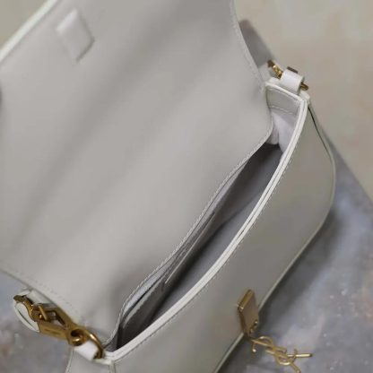 Saint Laurent YSL Women Voltaire Top Handle in Box Saint Laurent-White - 图片 10