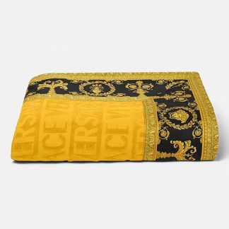 Versace I Love Baroque Beach Towel in the Cotton