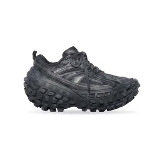 Balenciaga Unisex Bouncer Sneaker in Black Mesh and Nylon