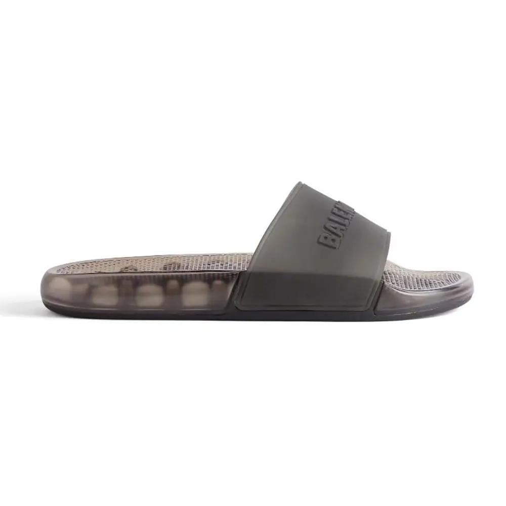 Balenciaga Unisex Pool Transparent Slide Sandal in Black Rubber