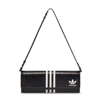 Balenciaga Women Balenciaga  Adidas Wallet on Strap in Black