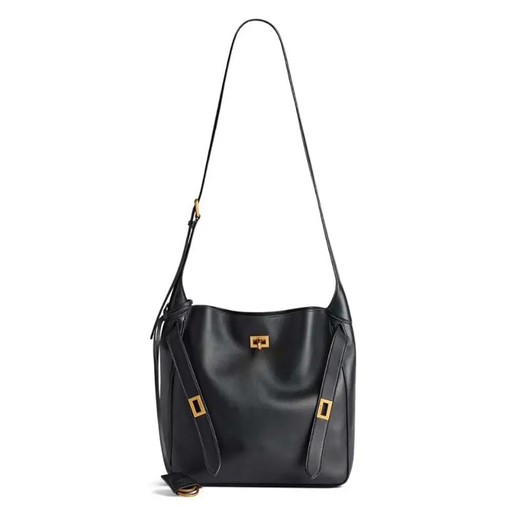 Balenciaga Women Bel Air Small Hobo Bag in Black 8110182ABAV1000