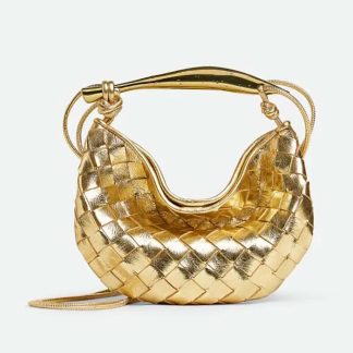 Bottega Veneta Women Baby Sardine-Gold 804904V4P138922