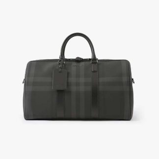 Burberry Men Boston Holdall-Gray