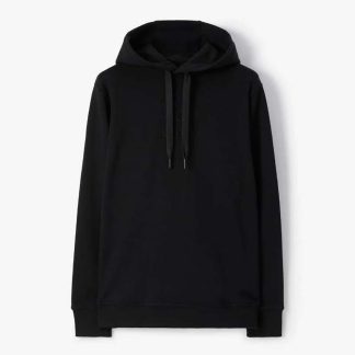Burberry Men EKD Cotton Hoodie-Black
